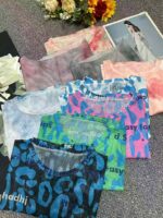 Wholesale Clothing Stock Lots: 300 Pcs Summer Tie-Dye Sheer Sun Protection Long Sleeve Shirts, Individually Packed, One Size - Image 2