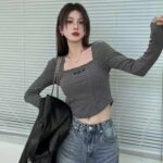 Wholesale Lot of 190 Pcs Women's Long Sleeve Tops - 2 Styles, Sizes 1-4, Individually Packaged with Tags - Image 9