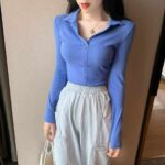 Wholesale Lot of 190 Pcs Women's Long Sleeve Tops - 2 Styles, Sizes 1-4, Individually Packaged with Tags - Image 8