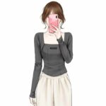 Wholesale Lot of 190 Pcs Women's Long Sleeve Tops - 2 Styles, Sizes 1-4, Individually Packaged with Tags - Image 5