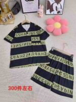 Wholesale Clothing Stock Lots: 2100 Pcs Unisex Cotton Couples Pajamas with Tags, M-5XL, Packed Individually - Image 1