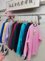 760pcs Unisex Plain Hoodies & Crewneck Sweatshirt Stock Lots - M L XL, Individually Packaged with Tags, Candy Colors - Image 6