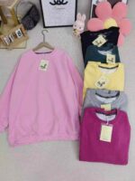 760pcs Unisex Plain Hoodies & Crewneck Sweatshirt Stock Lots - M L XL, Individually Packaged with Tags, Candy Colors - Image 2