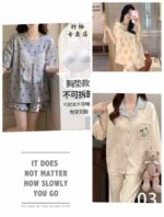 Wholesale Women's Pajama Sets & Nightgowns - 7800pcs Stock Lot (S-3XL, 2pc/3pc, Cardigan/Hoodie Styles, Individually Packaged) - Image 9