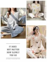 Wholesale Women's Pajama Sets & Nightgowns - 7800pcs Stock Lot (S-3XL, 2pc/3pc, Cardigan/Hoodie Styles, Individually Packaged) - Image 7