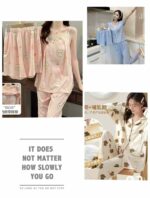 Wholesale Women's Pajama Sets & Nightgowns - 7800pcs Stock Lot (S-3XL, 2pc/3pc, Cardigan/Hoodie Styles, Individually Packaged) - Image 5