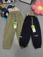 Final Lot of 500 Pcs Kids' Cotton Sweatpants - Sizes 100-170, 2 Styles, Individually Packaged - Image 1