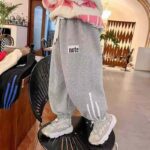 Final Lot of 500 Pcs Kids' Cotton Sweatpants - Sizes 100-170, 2 Styles, Individually Packaged - Image 3