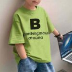 Wholesale Kids' Short Sleeve Tops Clothing Stock Lots - 9200 Pcs, Packed with Tags, Sizes 110-160 - Image 3