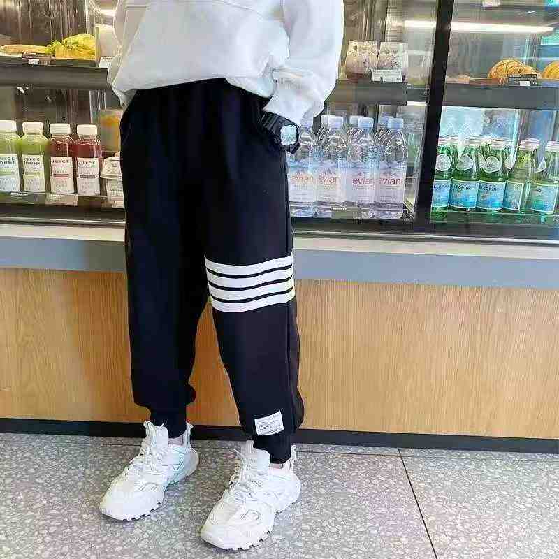 Wholesale Lot of 180 Kids Casual Sweatpants - 2 Colors, Sizes 100-160, Individually Packaged with Tags - Image 1