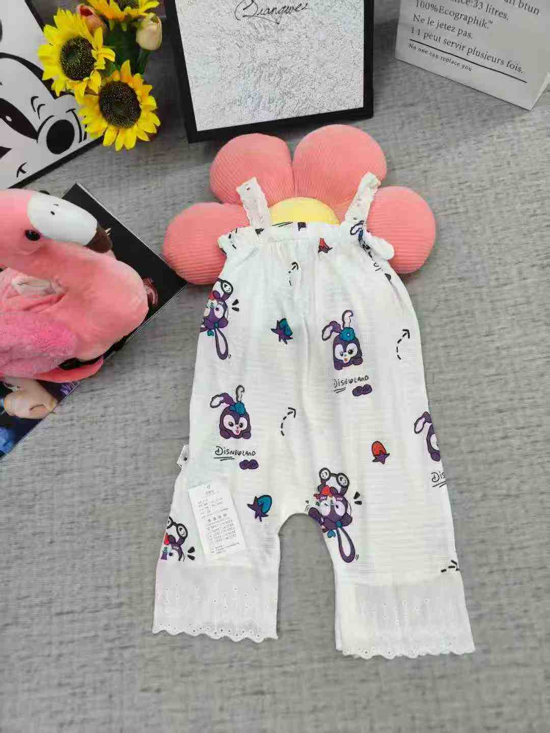 Children's Romper Strappy Top Stock Lot - Approx. 1400 Pcs - Size 80-140 - Individually Packaged with Tags - A Class Quality - Image 1