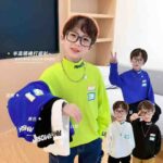 Bulk Wholesale Kids' Fleece-Lined High Neck Thermal Tops - 247pcs Stock Lot (Sizes 90-140) - Image 5