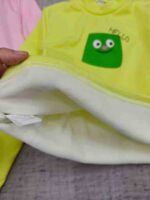 Bulk Wholesale Kids' Fleece-Lined High Neck Thermal Tops - 247pcs Stock Lot (Sizes 90-140) - Image 3