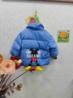 Wholesale Kids Down Jackets - 1000pcs Stock Lot, Two-Tone Fake Two-Piece Design, Rainbow Sleeves, Independent Packing with Tags - Image 7