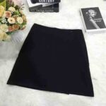 Wholesale Stock Clearance: 320 Pcs High-Waist A-Line Skirts with Lining, Style 1802, 4 Colors, Sizes S-2XL, 8.2 CNY/Pc - Image 9