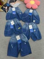 Wholesale Kids' Denim Shorts Stock Lot - 1400pcs, Size 100-140cm, Soft Fabric, Individually Packaged with Tags - Image 6