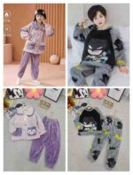 Wholesale Kids' Flannel Pajama Sets - 2900 Sets Stock Clearance (Sizes 100-160, Assorted Styles & Colors) - Image 1
