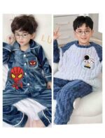 Wholesale Kids' Flannel Pajama Sets - 2900 Sets Stock Clearance (Sizes 100-160, Assorted Styles & Colors) - Image 9