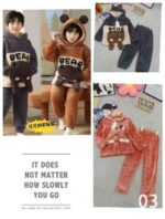 Wholesale Kids' Flannel Pajama Sets - 2900 Sets Stock Clearance (Sizes 100-160, Assorted Styles & Colors) - Image 5