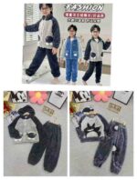 Wholesale Kids' Flannel Pajama Sets - 2900 Sets Stock Clearance (Sizes 100-160, Assorted Styles & Colors) - Image 3