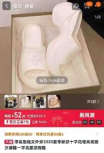 China Stock Lots: Wholesale Platform Height Increase 9cm Thick Sole Flat Sandals & Flip Flops (2 Styles, 3 Colors, Sizes 35-40) - Image 1