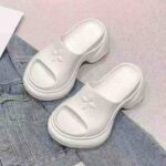 China Stock Lots: Wholesale Platform Height Increase 9cm Thick Sole Flat Sandals & Flip Flops (2 Styles, 3 Colors, Sizes 35-40) - Image 5