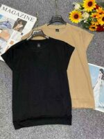 Summer Wholesale Lot: 440pcs Plain Sleeveless T-Shirts, Size 1-5, Bulk Clearance Stock - Image 1