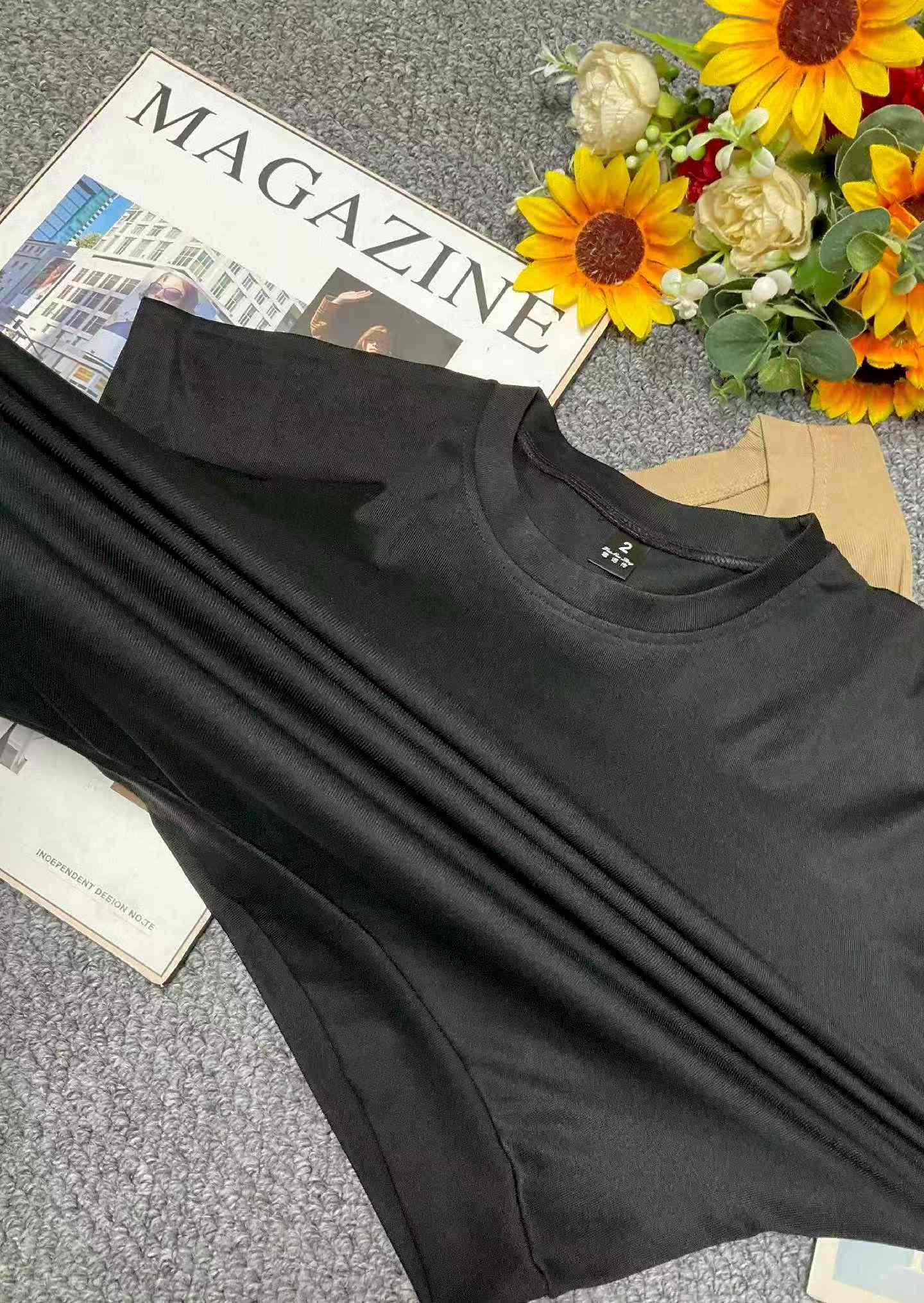 Summer Wholesale Lot: 440pcs Plain Sleeveless T-Shirts, Size 1-5, Bulk Clearance Stock - Image 2