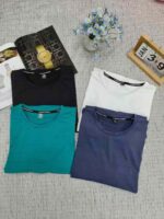 Men's Ice Silk Short Sleeve T-Shirt - Stock Lot Wholesale (M-5XL, 4 Colors, Individually Packaged) - Image 8