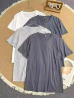 Bulk Wholesale Lot of 1454 Cotton Blend Round Neck T-Shirts | M-3XL | Independent Packaging | Stock Clearance - Image 1