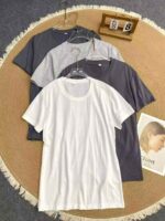 Bulk Wholesale Lot of 1454 Cotton Blend Round Neck T-Shirts | M-3XL | Independent Packaging | Stock Clearance - Image 8