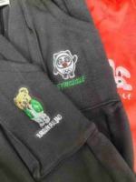 59 Pieces Embroidered Kids Fleece Cargo Pants With Tags Stock Lot For Wholesale - Image 2