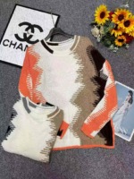 Spring New Retro Trendy Jacquard Pullover Sweater, 393 Pieces Bulk Stock Wholesale Clearance - Image 9