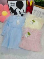 950 Pieces Princess Mesh Tulle Dresses Sequined Chest, 3 Colors Sizes 110-150 With Tag Bulk Stock Wholesale - Image 6