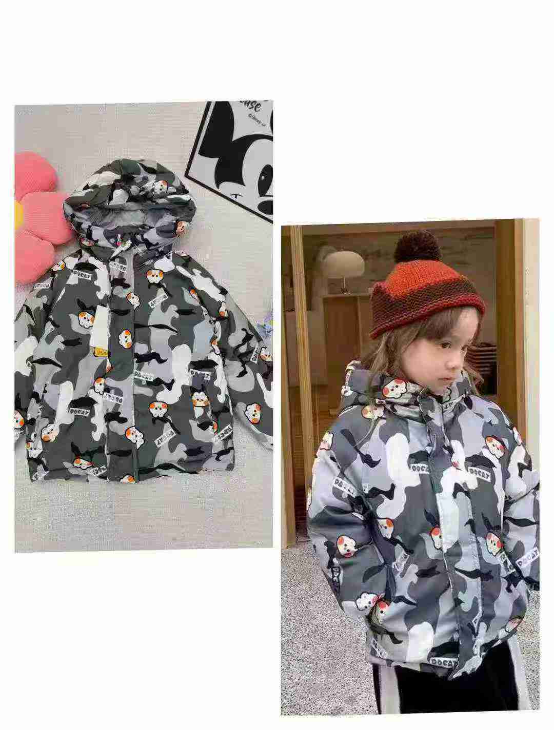 Last 5000 Pieces Dingdang Cat Kids Cotton Padded Jackets Clearance Wholesale - Image 1