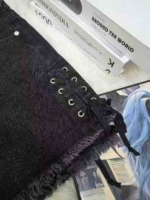 153 Pcs Women's American Sweet Spicy Style Black Denim Shorts Summer Frayed Tie A-line Hot Pants Sizes M-L - Image 3