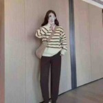 Tmall Off-Shelved Brand Women's Fall Winter High Waist Loose Cuffed Sweatpants - 1200PCS Bulk Stock Clearance - Image 8