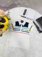 805 Pieces Kids Collared Short Sleeve Tops, 3 Button Colors, Sizes 2-4-6, Individual Packing Clearance Wholesale Stock - Image 4