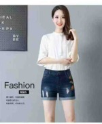 371 Pcs Off-shelf Branded Women's Heavy Distressed Denim Shorts, Sizes 25-32, With Hang Tags & Individual Packing - Image 8