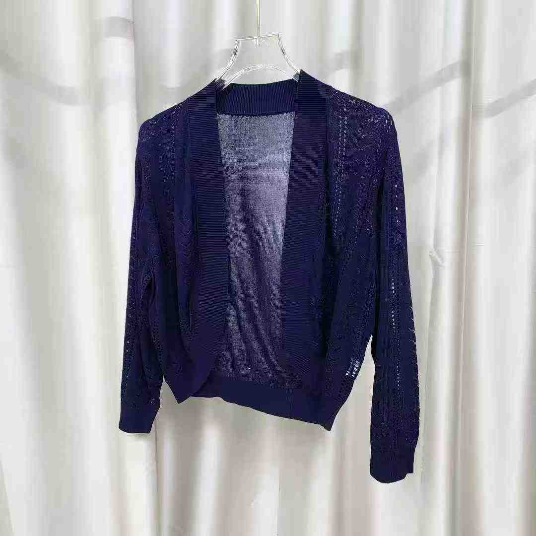 238 Pieces Women's Thin Short Hollow-out Knit Sun Protection Cardigan Shrug Outerwear Sizes S-2XL - Image 1