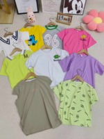 3960 Pieces Kids Short Sleeve T-Shirts, Individually Packed With Hang Tags, Sizes 100-160 Bulk Stock Clearance - Image 7