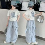 3960 Pieces Kids Short Sleeve T-Shirts, Individually Packed With Hang Tags, Sizes 100-160 Bulk Stock Clearance - Image 5