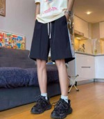 Summer New Brand Original Men's Ice Silk Quick Dry Elastic Waist Casual Shorts, Sizes M-2XL, About 1490 Pcs Bulk Stock Wholesale Clearance - Image 6