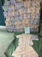 400 Sets Cotton Embroidered Asymmetrical Top Casual Loungewear Sets, 2 Colors, One Size Fits Up To 110lbs - Image 2