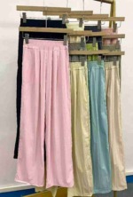 1889 Pieces Casual Wide Leg Yamamoto Pants, Elastic Waist With Pockets S-XL, Individual Packing - Image 9