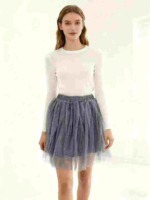 Around 150 Pcs Women's Spring Summer Mesh Mini Skirts - 2 Colors Sizes S-L Stock Clearance - Image 6