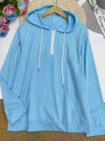 570 Pieces Plain Hoodies (Mostly Grey) Sizes S-2XL With Individual Packing Chinese Stock Clearance Wholesale - Image 3