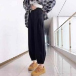 Spring Summer High Stretch Plus Size Elastic Waist Casual Lantern Pants Size M-4XL, Around 200 Pieces, Bulk Stock Clearance - Image 5