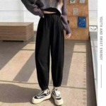 Spring Summer High Stretch Plus Size Elastic Waist Casual Lantern Pants Size M-4XL, Around 200 Pieces, Bulk Stock Clearance - Image 3