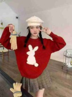 Bulk Clearance Sweet Red Pullover Sweater One Size - About 185 Pieces - Image 6